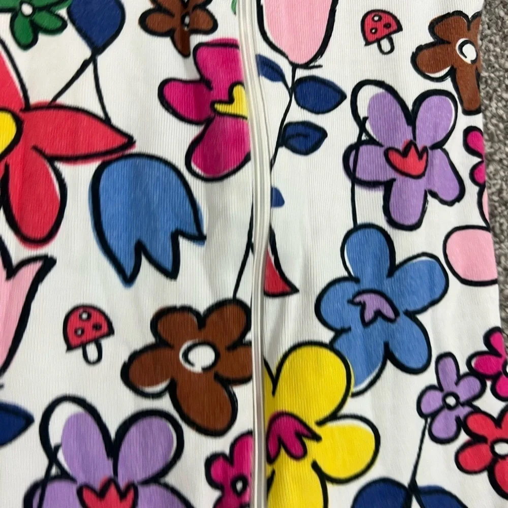 Hanna Andersson Floral Kids One Piece pajamas 6-12 months